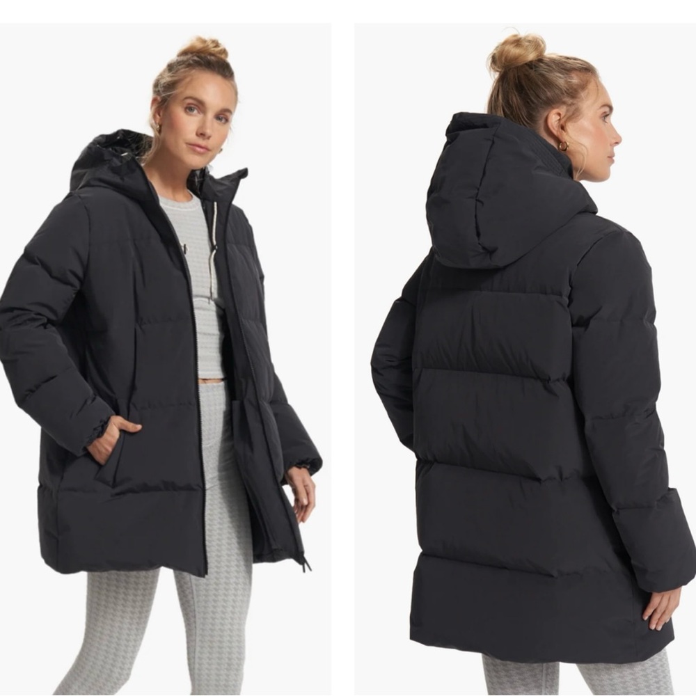 Vuori Mammoth Down Parka Jacket in Black Size Small